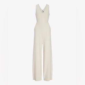 Express V-Neck Strappy Back Jumpsuit